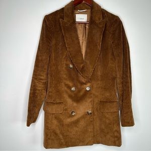 Aritzia Wilfred Corduroy Blazer Size 6